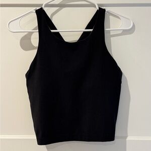 Athleta women’s  Black tank Top bra